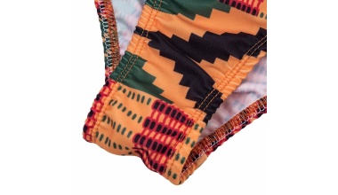 Maillot de bain africain une pièce imprimé afro tribal 2