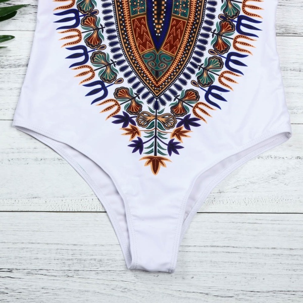 Maillot de bain 1 pièce imprimé Dashikk 3