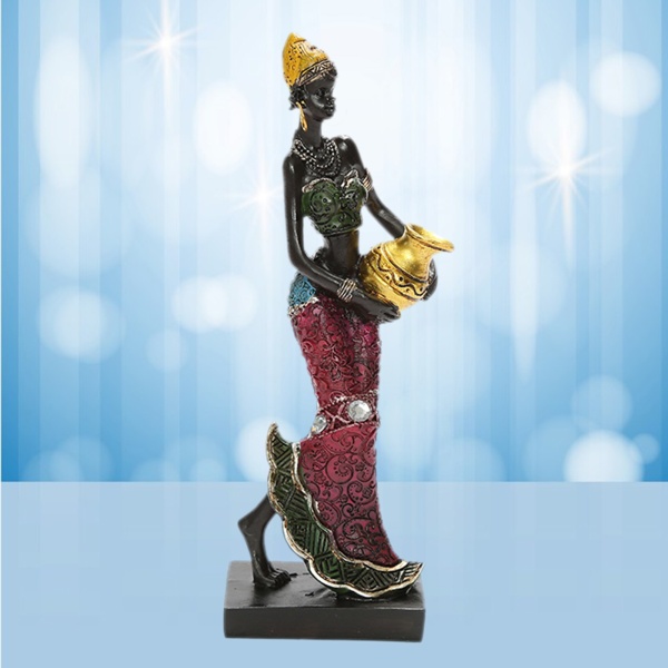 Statuette porteuse d'eau africaine 4