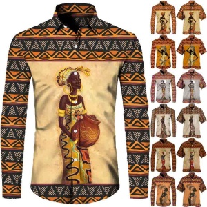 Chemise homme honneur à la ferme africaine 1