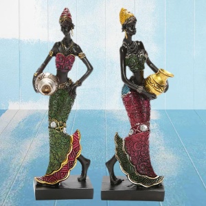 Statuette porteuse d'eau africaine 2