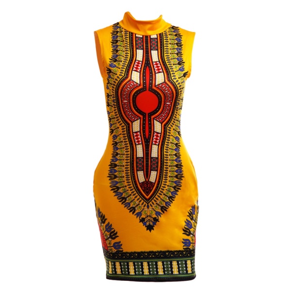 Robe Dashiki Moulante Coupe Cintrée aux Hanches 5