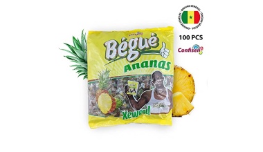 Bonbon-Ananas-100-pcs-Begue-sucrerie-pineapple-candy-Senegal-Afrique-0