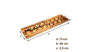 Logica-Jeux-Art-Kalaha-Mancala-Jeu-De-Societe-en-Bois-Precieux-Jeu-de-Strategie-pour-2-Personnes-Vesion-de-Voyage-0