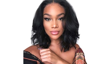 PORSMEER-Perruques-noire-femme-Naturelle-Lace-Hairline-Frontal-Wig-perruques-de-cheveux-ondules-naturels-cheveux-courts-boucles-perruques-pour-femmes-0